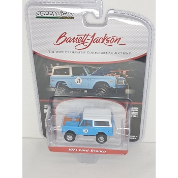 Greenlight 1:64 Ford Bronco Custom SUV 1971 blue